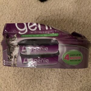 ✋NEW ONE Litter Genie Standard Refill Still Sealed in Packaging Cat Kitten